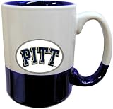 Pittsburgh Panthers 2-Tone Grande Mug White/Blue