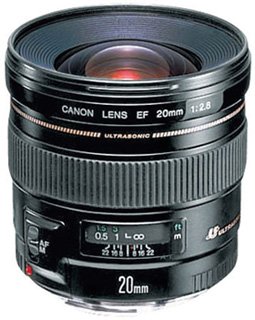 Canon EF 20mm f/2.8 USM Wide Angle Lens for Canon SLR Cameras