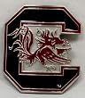 South Carolina Gamecocks Belt Buckle, NCAA Collegiate Buckle