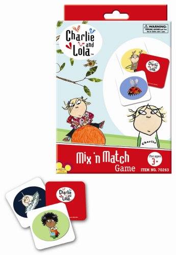 Charlie and Lola's Mix'n Match Game and Go Fish Cards Set