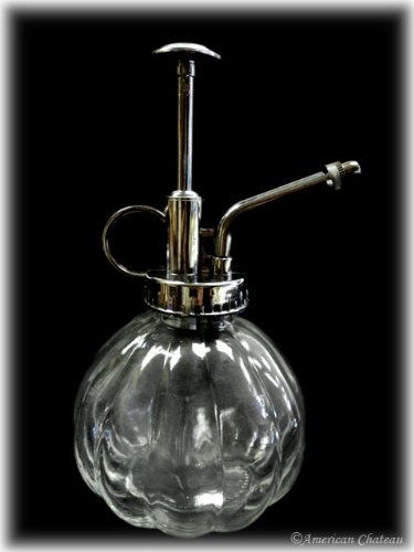 Retro 8 ounce Glass Olive Oil Bottle Sprayer