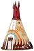 Indian Tipi Incense Holder - Collectible Native American Aroma Burner