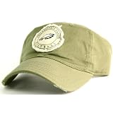 Urban Boundaries - Philadelphia Eagles Tattered Patch Slouch Fit Baseball Hat - Fatigue Green