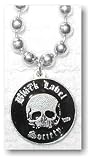 Zakk Wylde BLS Black Label Society Skull Logo Metal Round Logo CHOKER Necklace