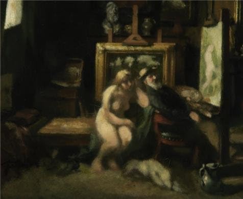 'Jan Stobbaerts - Rest of Diana, 19th century' oil painting, 18x22 inch / 46x56 cm ,printed on Cotton Canvas ,this Reproductions Art Decorative Canvas Prints is perfectly suitalbe for Bar gallery art and Home artwork and Gifts