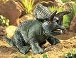 TRICERATOPS HAND PUPPET 11" LONG