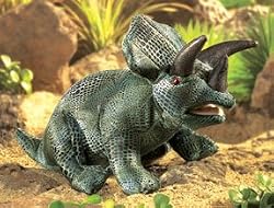 TRICERATOPS HAND PUPPET 11" LONG