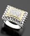 14k Gold & Sterling Silver Diamond Ring (3/8 ct. t.w.)
