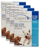 4 PACK CAPSTAR Blue for Dogs or Cats 2-25 lbs(24 tablets)