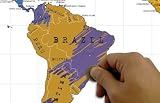 Luckies Scratch Map Personalised World Map