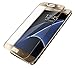 Galaxy S7 Screen Protector[Full Coverage Glass], G-Color Tempered Glass Screen Protector[Full Coverage][0.2mm,2.5D] [Bubble-Free] [9H Hardness]for Samsung Galaxy S7 [NOT FOR S7 EDGE](Black)