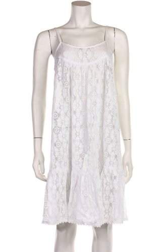 Milly Cabana Women's Kauai Lagoon Strappy White Cover-up Dress, Small