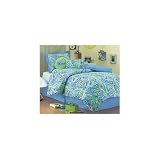 Paisley Queen Comforter Set.Shams, Bedskirt and 2 Pillows. Featured in Seventeen Magazine