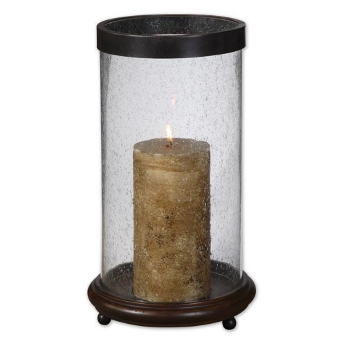 Bubbled Glass CandleHolder
