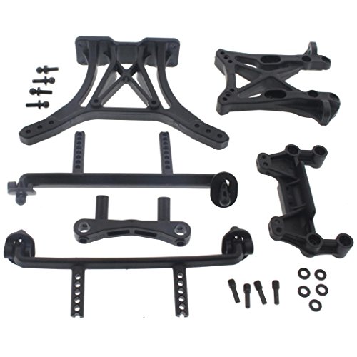 HPI 1/10 Blitz Flux * FRONT & REAR SHOCK TOWERS, BODY MOUNT POSTS & UPPER BRACE