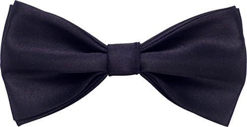 Puppy Kisses Black Grooms Dog Bow Tie, (Petite)