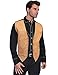 Scully Men's Suede Leather Western Vest, Bourbon Boar Suede, XL