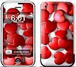 Sweet Heart Design Protective Skin Decal Sticker for Apple iPhone (2G)
