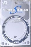 Phiten Sport Type Necklace, 22", Navy/White