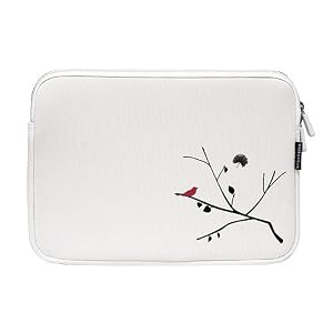Dell Inspiron Mini 10 Notebook Carrying Fashion Netbook Neoprene Sleeve Case - Spring Bird Branch