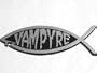 VAMPIRE DARWIN FISH VAMPYRE UNDEAD NIGHTSTALKER EVOLVE NOW CAR, TRUCK CHRISTIAN FISH EVOLUTION ART WALL HOME OFFICE DECOR STICKER PLAQUE