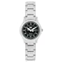 Seiko Women's SYME03 Stainless Steel Analog with Black Dial Watch