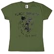 Black Sabbath - Tour 76-77 Ladies Fitted T-Shirt by Junk Food