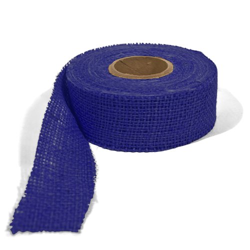 Burlap Ribbon - Royal Blue, 1.5 Inch X 10 Yards On Sale