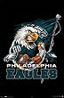 Philadelphia Eagles (Flex Mascot, Logo) Framed Sports Poster Print - 24" X 36"