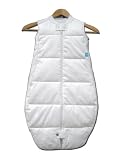 Ergo Pouch Organic Cotton Quilt Sleepsack, White, 12-36 Months