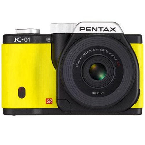 Pentax K-01 16MP APS-C CMOS Compact System Camera Kit with DA 40mm Lens (Yellow)