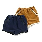 dolcina(ドルチーナ) リバーシブルショートパンツ (80～140cm) キムラタンの子供服 (33280x33480-163) ベージュ 140