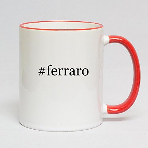 #ferraro - Hashtag Red Handle 11oz Coffee Mug