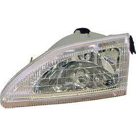 HEADLIGHT Left LH (Driver) for FORD Mustang Cobra (1994-1998), Front Lamp Assembly, 1994 1995 1996 1997 1998 94 95 96 97 98