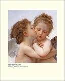 William Adolphe Bouguereau (The First Kiss) Framed Art Poster Print - 16 X 20