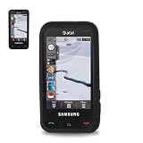 New Fashionable Perfect Fit Silicone Protector Skin Cover Cell Phone Case for Samsung Eternity A867 AT&T - Black