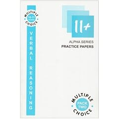 11+ Verbal Reasoning Multiple Choice: Pack 2 (Alpha)