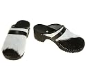 berlin-clogs - Kuhfell Clog , Farbe: schwarz-weiss