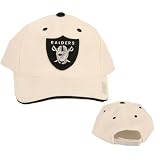 Oakland Raiders Classic Adjustable Baseball Hat - White
