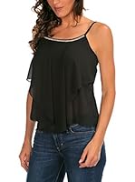 Bleu Marine Top Linda (Negro)