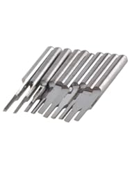3.175 x 2mm Parallel Carbide CNC/PCB Milling Cutter Bits CEL 6mm Pack Of 10