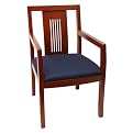 Slat-Back Side Chair - Cherry/ Navy