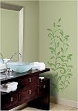 RoomMates RMK1164GM Leaf Scroll Peel & Stick Appliques