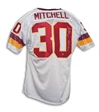 Brian Mitchell Autographed/Hand Signed Washington Redskins White Throwback Jersey Inscribed ''SB XXV