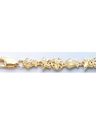 Gold Nautical Braclt Bracelet Multi-shell D C Bracelet