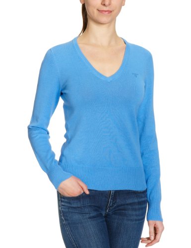 GANT Damen Pullover 483022, Gr. 36 (S), Blau (SUMMER SKY) Preisvergleich