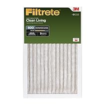 Filtrete Clean Living Dust Reduction, MPR 600, 16-Inch x 25-Inch x 1-Inch, 6-pack
