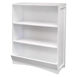 RiverRidge Kids Bookcase w/Veggie Shelves- White