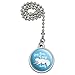 GRAPHICS & MORE Hey There Foxy Lady White Fox Ceiling Fan and Light Pull Chain