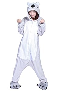 SaiDeng Warm Sleepwear Adult Cosplay Pajamas Costume Homewear Lounge Wear Size XL Koala